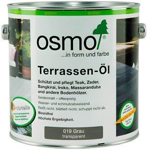 Олія Osmo Terrassen-&Ouml;l 019 сірий 0,75 л 0536 фото