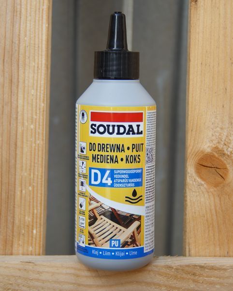 Клей для дерева поліуретановий Soudal 66A D4 0,25 кг 7211827 фото