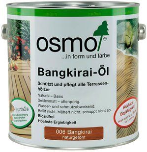 Олія Osmo Terrassen-&Ouml;l 006 бангкірай 2,5 л 0509 фото